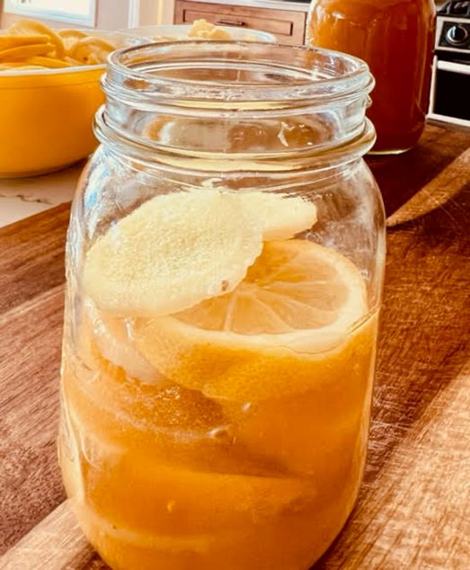 Raw Honey, Lemon and Ginger Stacked & Shaken